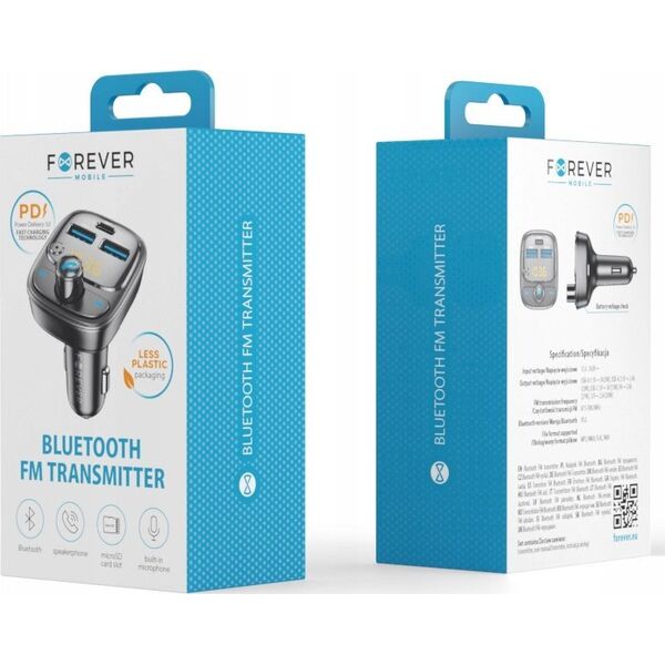 Forever Forever FM transmitter/charger TR-370 BT 30W