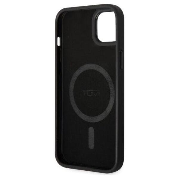 Tumi Tumi TUHMP14SRBAK iPhone 14 / 15 / 13 6.1" black/black hardcase Leather Balistic Pattern MagSafe