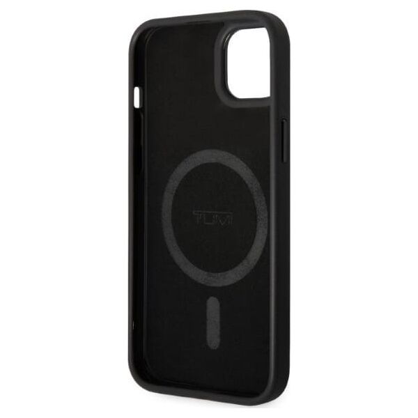 Tumi Tumi TUHMP14SRBAK iPhone 14 / 15 / 13 6.1" black/black hardcase Leather Balistic Pattern MagSafe