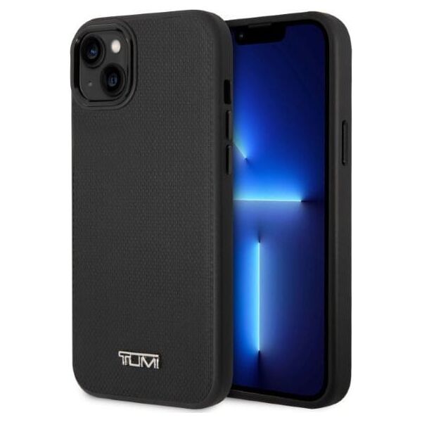 Tumi Tumi TUHMP14SRBAK iPhone 14 / 15 / 13 6.1" black/black hardcase Leather Balistic Pattern MagSafe