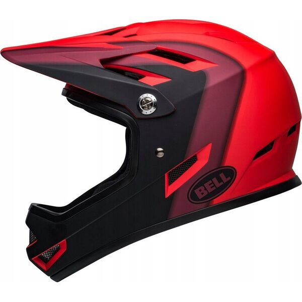 Bell Kask full face BELL SANCTION presences matte red black roz. XS (48-51 cm) (NEW)