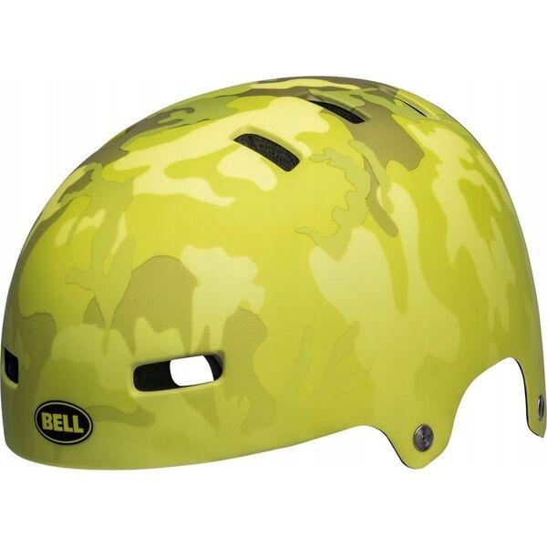 Bell Kask juniorski BELL SPAN matte hi-viz yellow camo roz. S (51–55 cm) (NEW)
