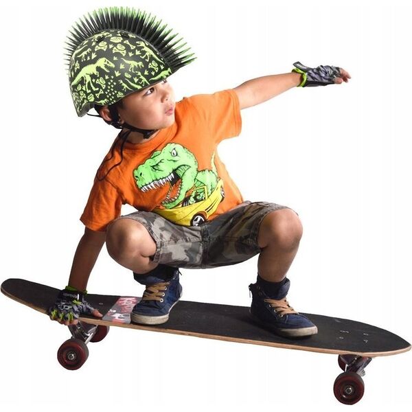 C-PREME Kask dziecięcy juniorski C-PREME T-REX BONEZ MOHAWK black roz. S CHILD FS 5+ (50-54 cm) (NEW)
