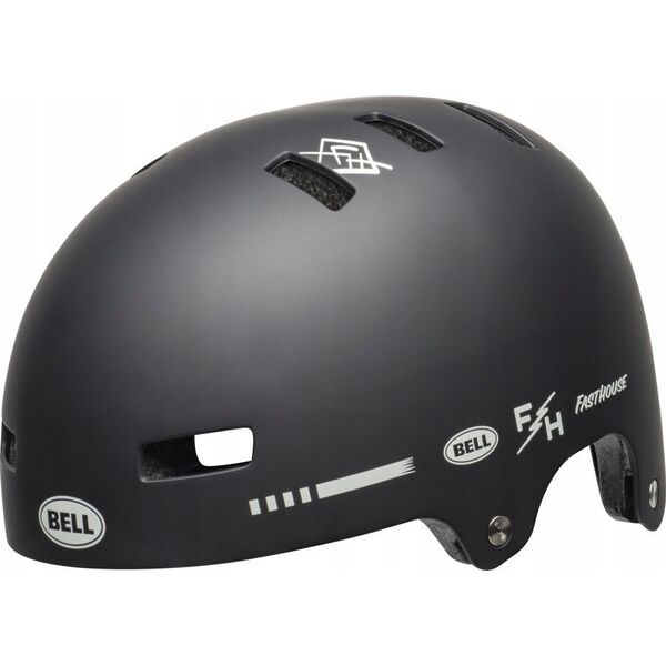 Bell Kask bmx BELL LOCAL matte black white fasthouse roz. M (55–59 cm) (NEW 2024)
