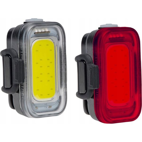 Blackburn Zestaw lampki BLACKBURN GRID LIGHT SET przód 110 lumenów, tył 40 lumenów (NEW)