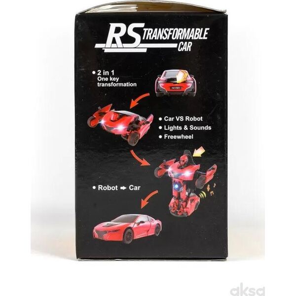 Rastar RASTAR transformable car RC 1:32 Black/Yellow/Red/Blue, 61800