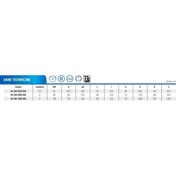 Perfexim 1410 ZAWOR KUL.II PN10 4 WW