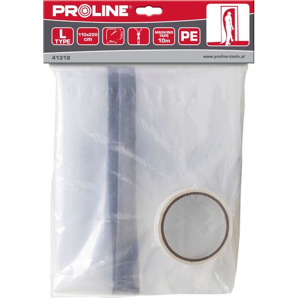 Pro-Line KURTYNA PRZECIWPYŁOWA Z ZAM. TYP "L", 110CM X 220CM, PROLINE