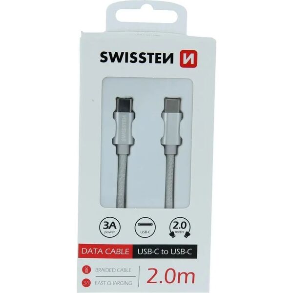 Kabel USB Swissten Swissten Textile 71528202