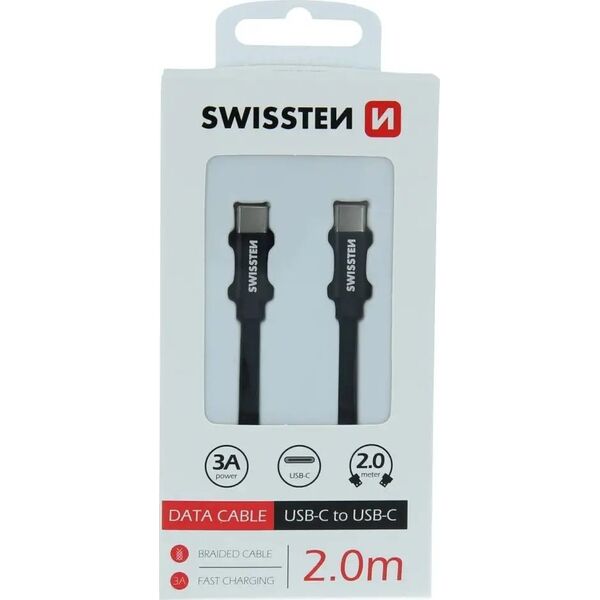 Kabel USB Swissten Swissten Textile 71528201