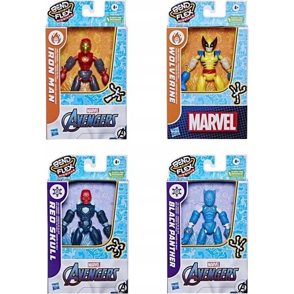 Figurka Avengers AVENGERS Figure Bend and Flex, 15 cm