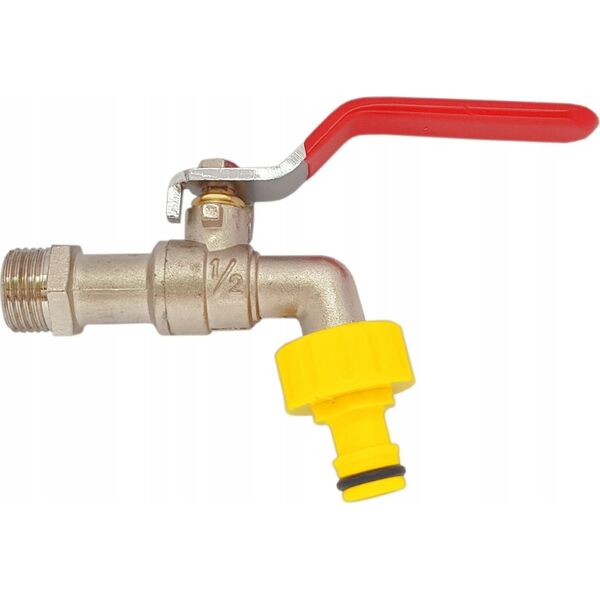 ΒΑΛΒΙΔΑ ΡΟΗΣ ΜΠΑΛΩΝ Hydroland 1/2" ΜΕ τσοκ ΚΑΙ ΓΡΗΓΟΡΗ ΣΥΝΔΕΣΗ ΓΙΑ ΣΩΛΗΝΑ ΚΗΠΟΥ Z-CZ15.ZŁ // ZKC-15-R-H/ZŁ 10599701 5900308746905