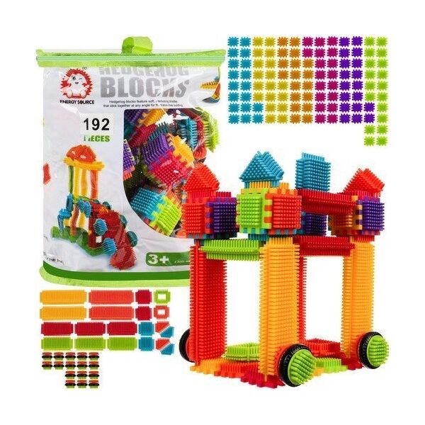 Kruzzel Klocki konstrukcyjne- jeżyki 192szt. Kruzzel 20376