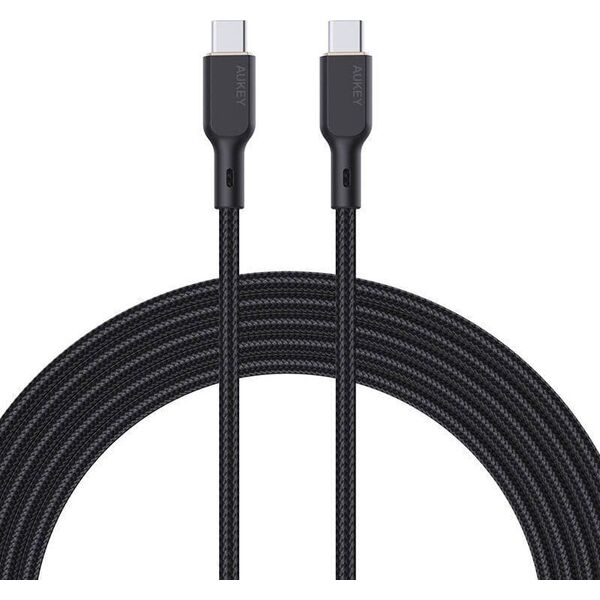 Kabel USB Aukey USB-C - USB-C 1 m Czarny (CB-KCC101)