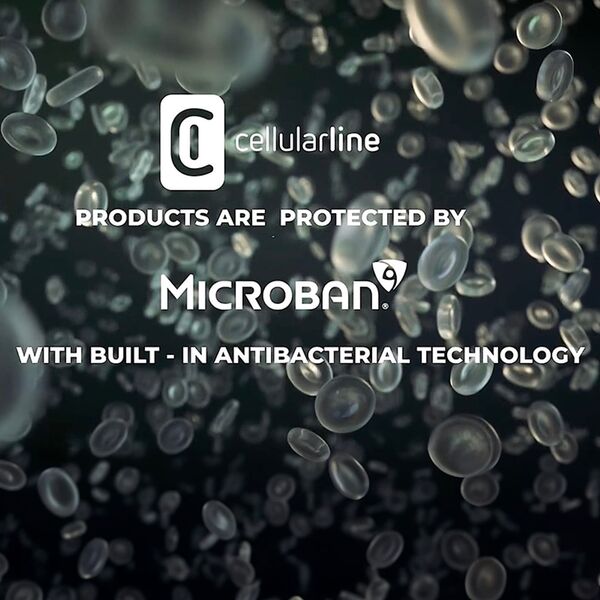 Cellular Line Cellularline Tetra Force Strong Guard - Etui Samsung Galaxy S24 z powłoką MICROBAN (przezroczysty)