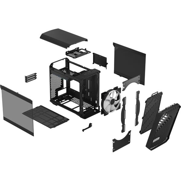Obudowa Fractal Design Torrent Nano RGB Czarna TG Light Tint (FD-C-TOR1N-02)