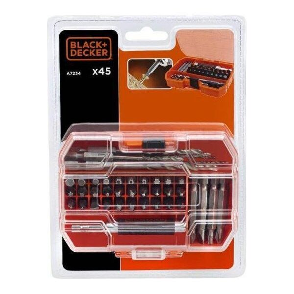 Black&Decker Zestaw akcesoriów 45szt.