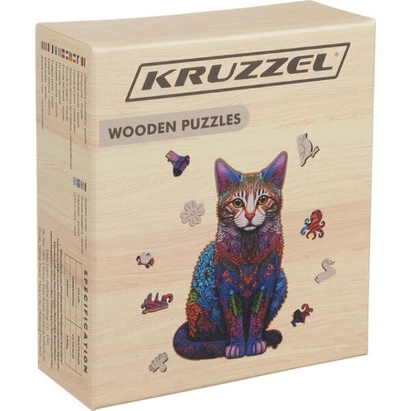 Kruzzel Układanka drewniana- puzzle Kruzzel 22878