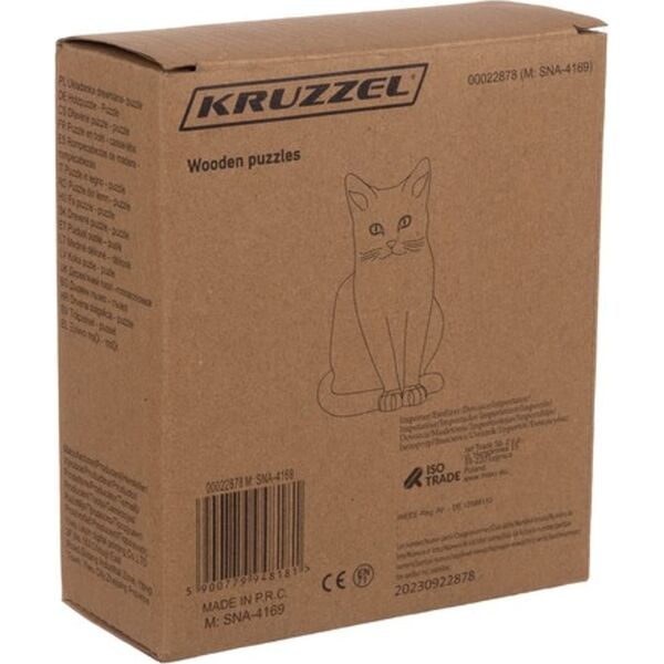Kruzzel Układanka drewniana- puzzle Kruzzel 22878