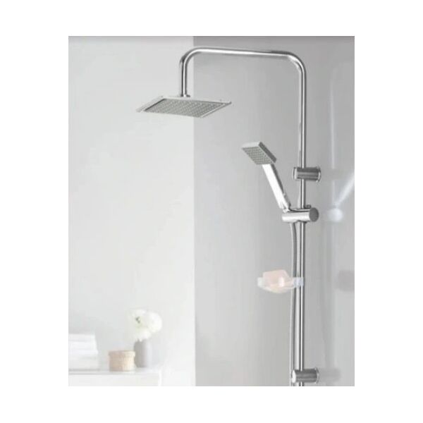 Zestaw prysznicowy Invena SHOWER COLUMN DOKOS W BATH MIXER BLACK