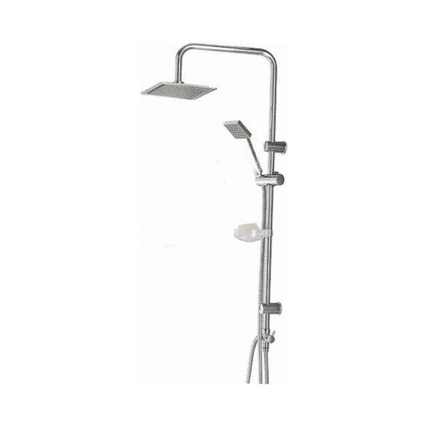 Zestaw prysznicowy Invena SHOWER COLUMN DOKOS W BATH MIXER BLACK