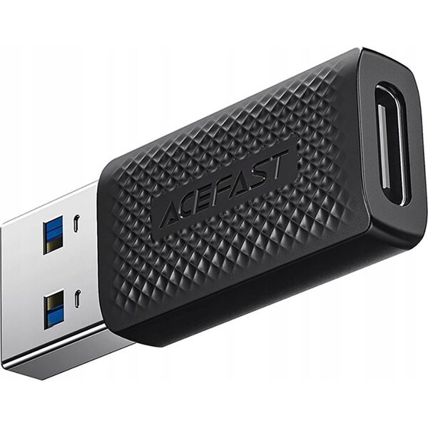 Προσαρμογέας Acefast USB Προσαρμογέας Acefast J2 USB-C 3.0 (Γυναίκα) σε USB-A 3.0 (Άνδρας) 5Gb/s - Μαύρο 14206896 6974316283003