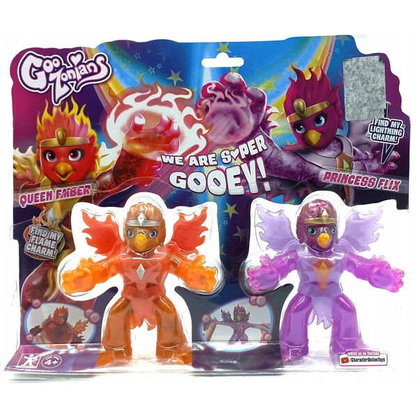 Figurka Papo Herojai Goozonians Karalienė Ember ir Princesė Flik, 2 vnt.