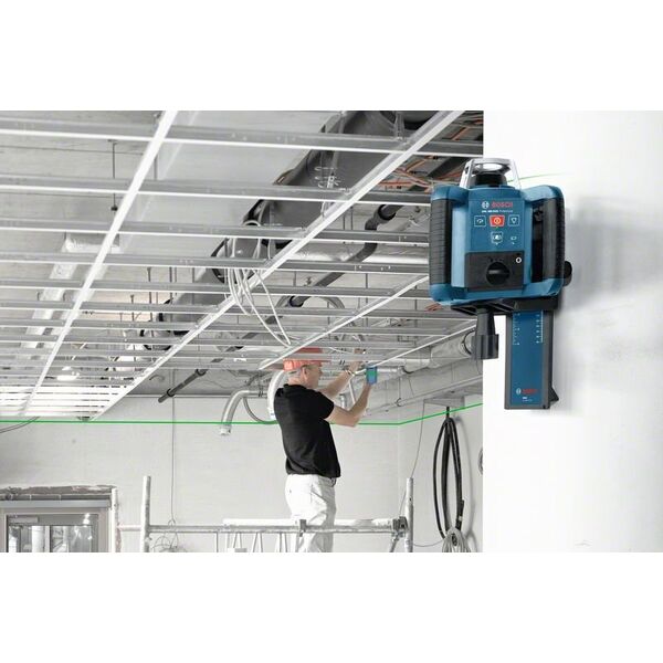 Bosch Bosch rotation laser GRL 300 HVG Professional, with holder (blue, case, green laser line)