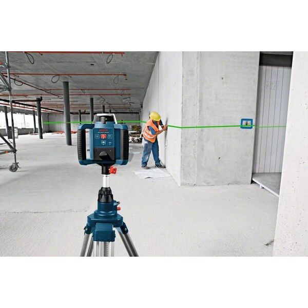Bosch Bosch rotation laser GRL 300 HVG Professional, with holder (blue, case, green laser line)