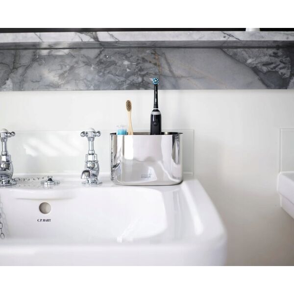 Joseph Joseph Joseph Joseph EasyStore Luxe Large Toothbrush Caddy St. Steel