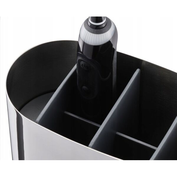 Joseph Joseph Joseph Joseph EasyStore Luxe Large Toothbrush Caddy St. Steel
