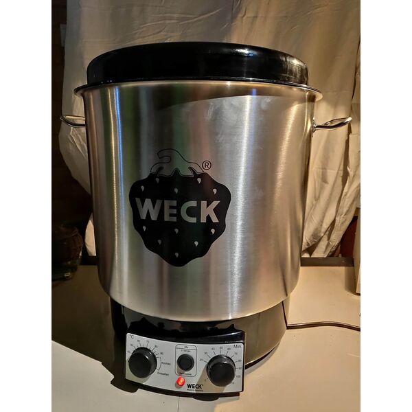 Jata WECK Preserving Cooker Stainless Steel with Clock