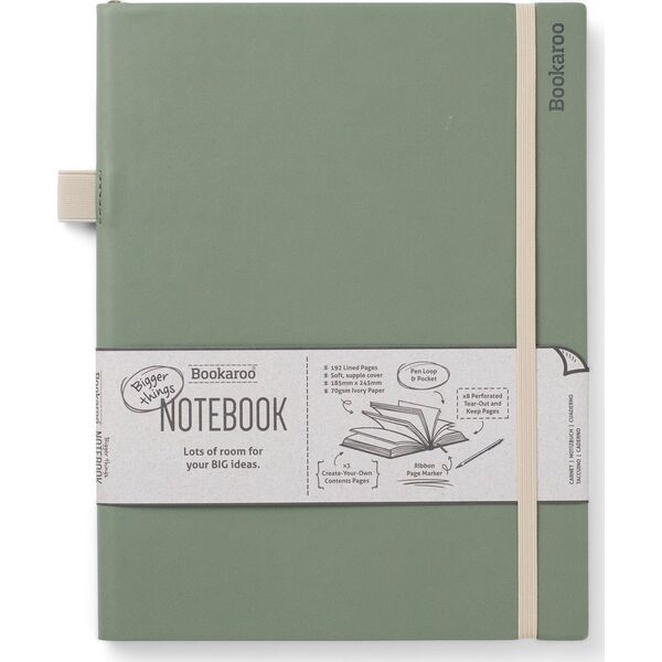 Peter Pauper Press Bookaroo Notatnik Journal duży - Zielony