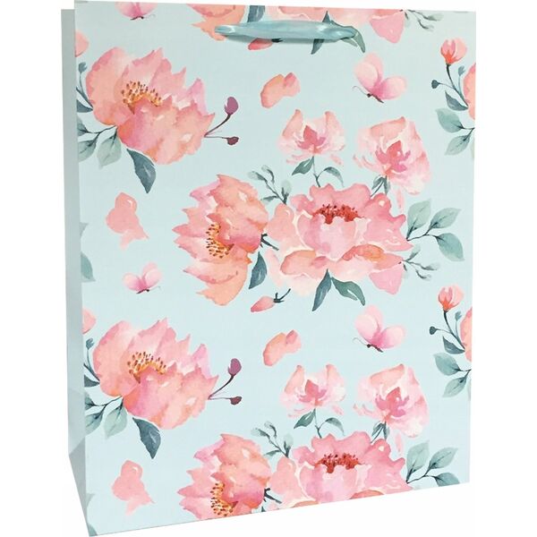 Incood Torba prezentowa 26x32 pastelowe róże