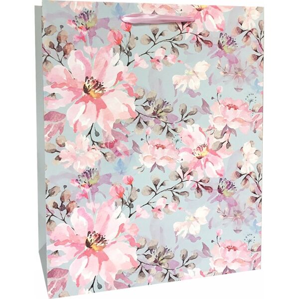 Incood Torba prezentowa 26x32 pastelowe róże