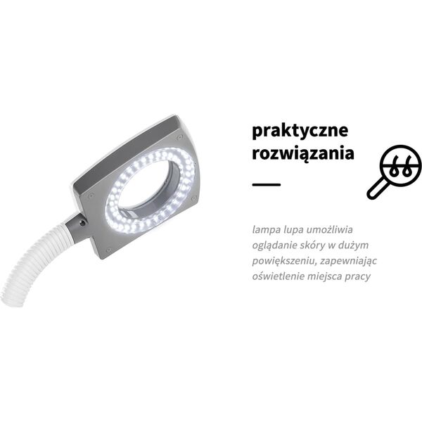 Activeshop Wapozon Giovanni z lampą lupą D-21 biały
