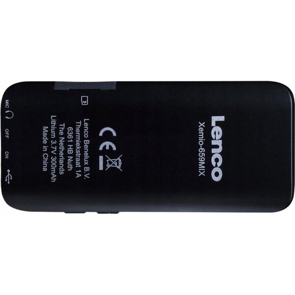 Lenco Lenco Xemio-659GY black-grey