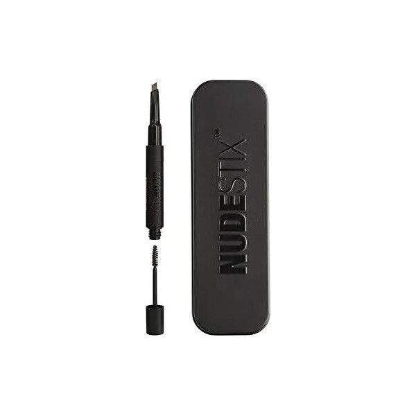 Nudestix Nudestix, Brow Stylus, Waterproof, Double-Ended, Eyebrow Cream Pencil & Gel 2-In-1, Ash Brown, 0.2 g For Women