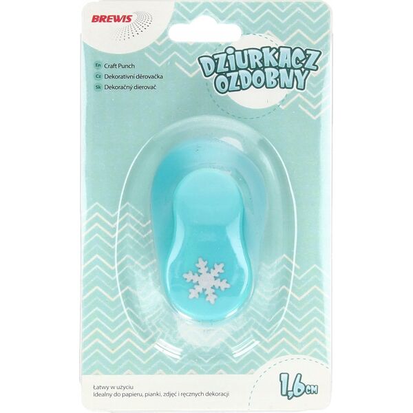 DP Craft Dziurkacz ozdobny - Płatek ¶niegu 1,6cm MIX