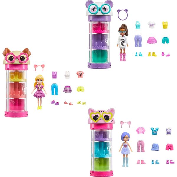 Mattel Mados priedų ir spintos rinkinys Polly Pocket