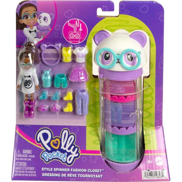 Mattel Mados priedų ir spintos rinkinys Polly Pocket