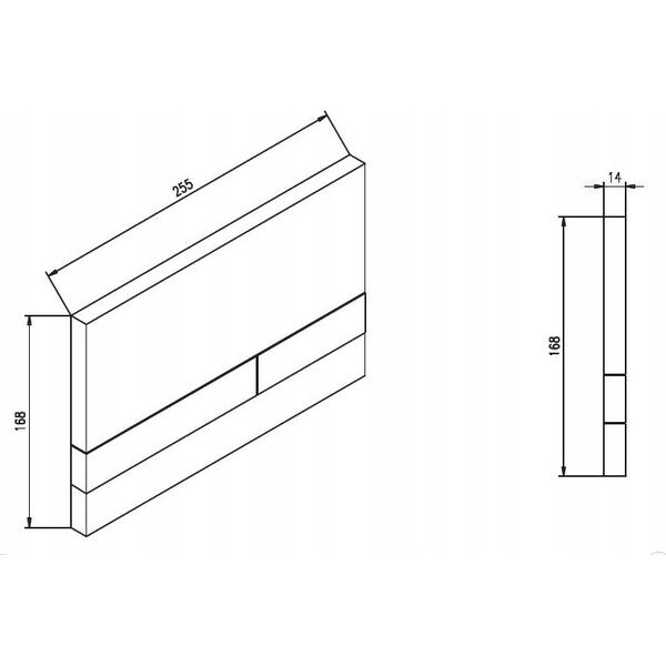 KAN-therm JOMOTech ZEST.WC H=1120 EXCLUSIVE 2.0 CZARNY MAT