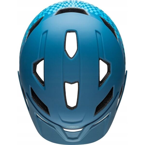 Bell Kask juniorski BELL SIDETRACK INTEGRATED MIPS wavy checks matte blue roz. Uniwersalny (50–57 cm) (NEW 2024)
