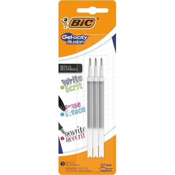 3Doodler Wkład żelowy Gel-ocity Illusion czarny 3szt