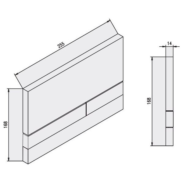 KAN-therm JOMO PRZYCISK EXCLUSIVE 2.0 CH-MAT/CZARNY