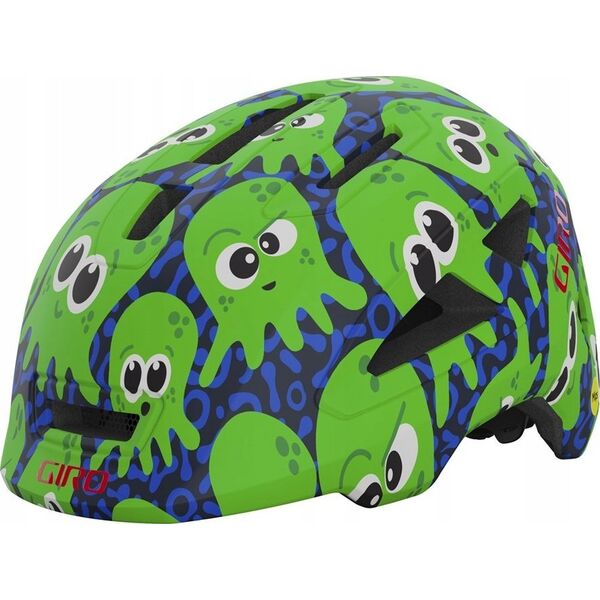 Giro Kask dziecięcy GIRO SCAMP II matte midnight bright green inked roz. S (49-53 cm) (NEW 2024)...