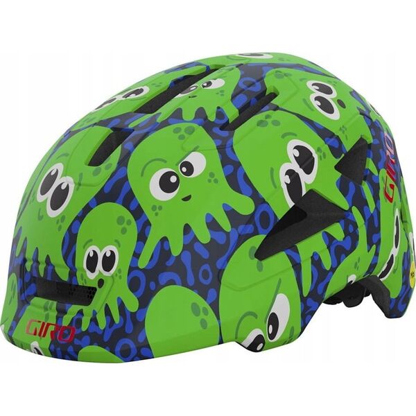 Giro Kask dziecięcy GIRO SCAMP II matte midnight bright green inked roz. XS (45-49 cm) (NEW 2024)...