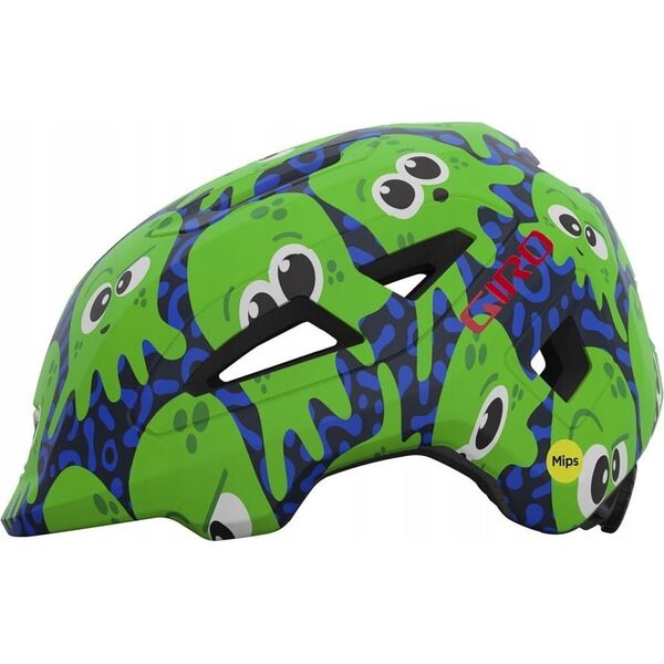 Giro Kask dziecięcy GIRO SCAMP II matte midnight bright green inked roz. XS (45-49 cm) (NEW 2024)...