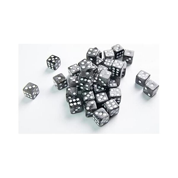 Gamegenic Gamegenic: Galaxy Series - D6 Dice Set (12 mm) - Moon