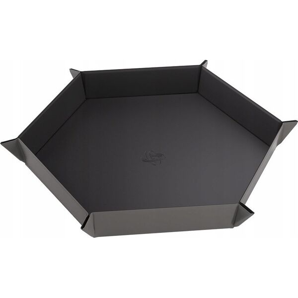 Gamegenic Gamegenic: Magnetic Dice Tray - Hexagonal - Black/Gray